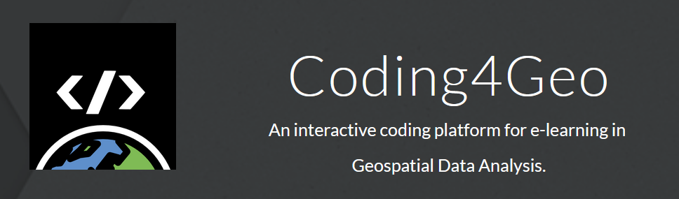 The logo of Coding4Geo platform